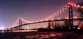 Photograph of the Ambassador Suspension Bridge