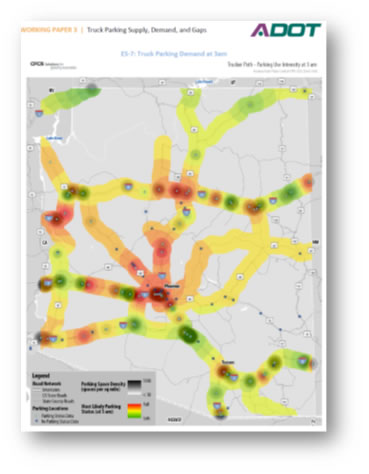 DOT map.  Content explained in information above