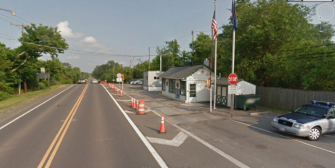 Street view photo of fixed weigh station. Source: Google Earth.