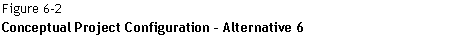 Text Box: Figure 6-2  Conceptual Project Configuration – Alternative 6    