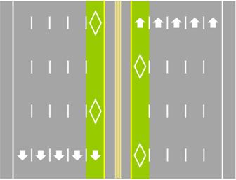 figure 1-2 typical existing I-95 configuration