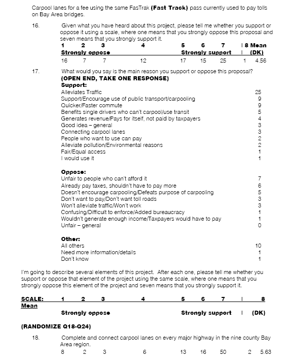 Public Opinion Survey Questionnaire - continued (2)