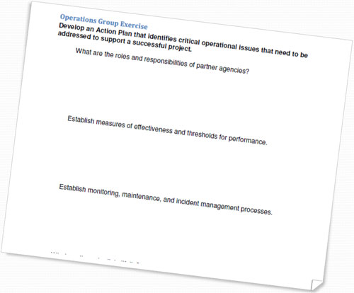 Screen Capture.  Screen capture image from the workshop exercises file, operations section.