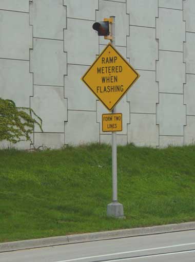 Figure 7-6: Advance Ramp Control Warning Sign