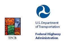 Logos for TPCB and FHWA