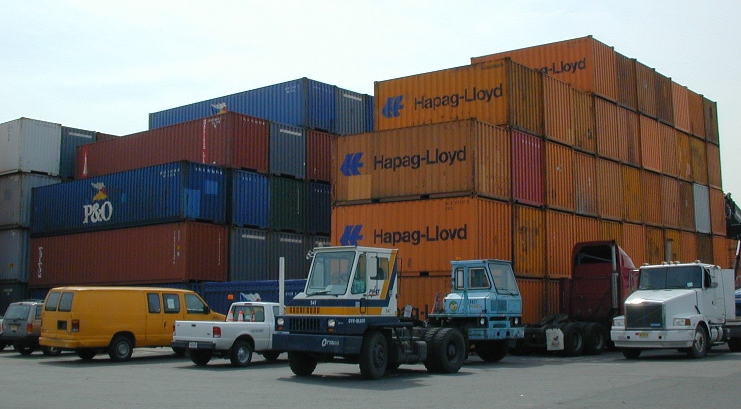 stacked containers