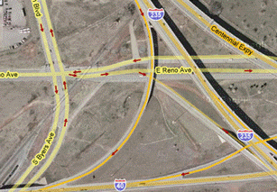 Image depicting an incident scenario of a lane-blocking, injury crash.