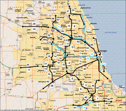 Figure 3  Chicago UCR Network