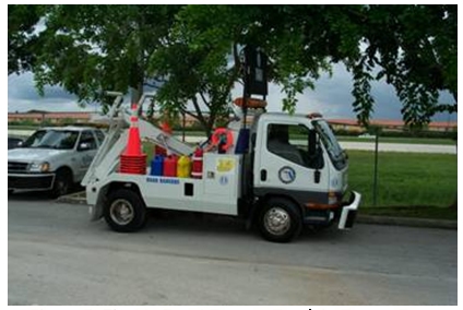 Photo of a Florida Road Ranger Truck.