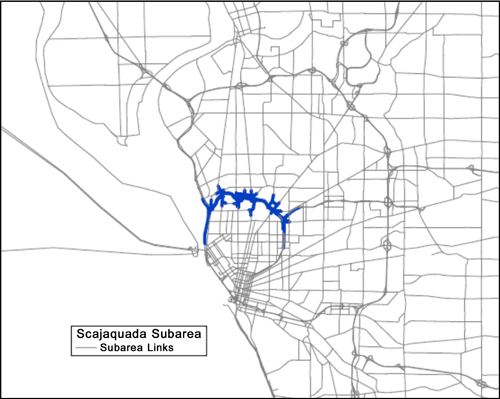 Figure 6.2 is a map showing an example Sub-Area Network.