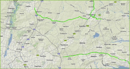 Map of teh ATT detection coverage area in Essex County, UK.