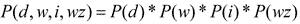 Equation 3. Equation to compute the combined probability of each scenario, assuming independence of the types and demand levels.