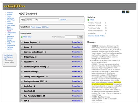 Figure 9. Agency dashboard.