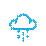 Rain cloud icon