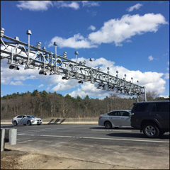 Massachusetts Cashless Toll Gantry