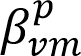 beta superscript p subscript 3m