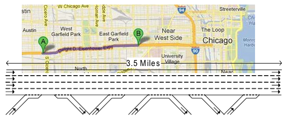 The figure contains a Google map screenshot of the study area...