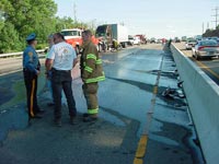 photo of responders at the scene of an incident