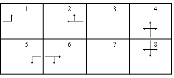This is a diagram of a dual ring, leading protected left turns on the main street and concurrent side-street phases.  The side-street phases are phases 4 and 8.