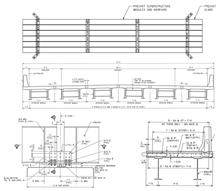 Schematic of the modular superstructure.