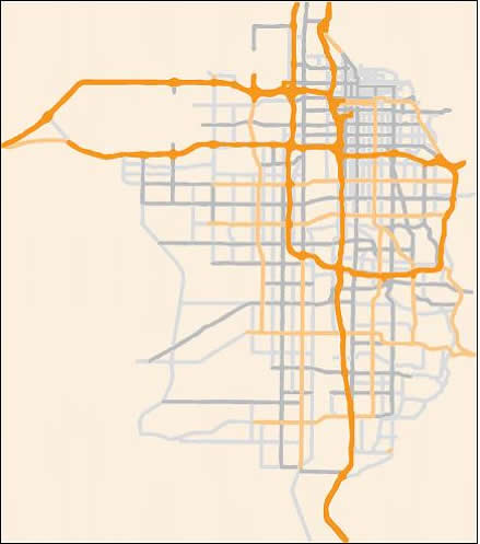 Figure 24  VISUM Salt Lake Valley Network