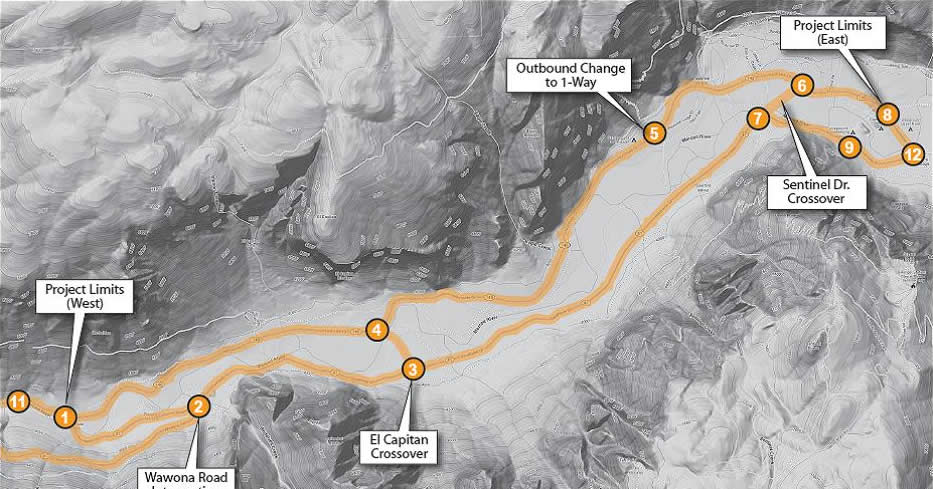 Figure 40 Yosemite Case Study Area