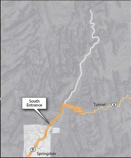 Figure 44 Zion National Park South Visitors Entrance