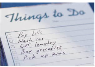 Things to do list